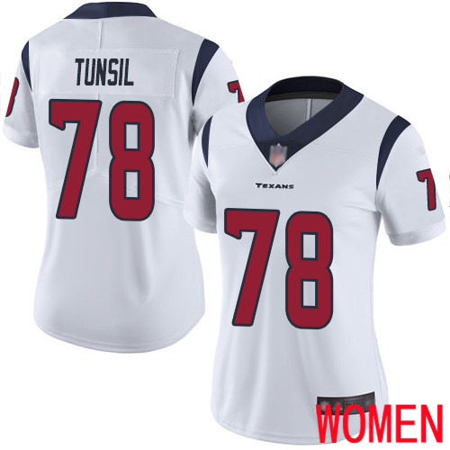 Houston Texans Limited White Women Laremy Tunsil Road Jersey NFL Football 78 Vapor Untouchable